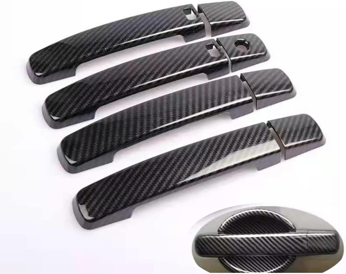 Toworldit 8pcs/Set ABS Exterior Door Handle Decoration Trim Cover Compatible with Infiniti G25 G37 2008-2013 (with Intelligent Sensing, Chrome)