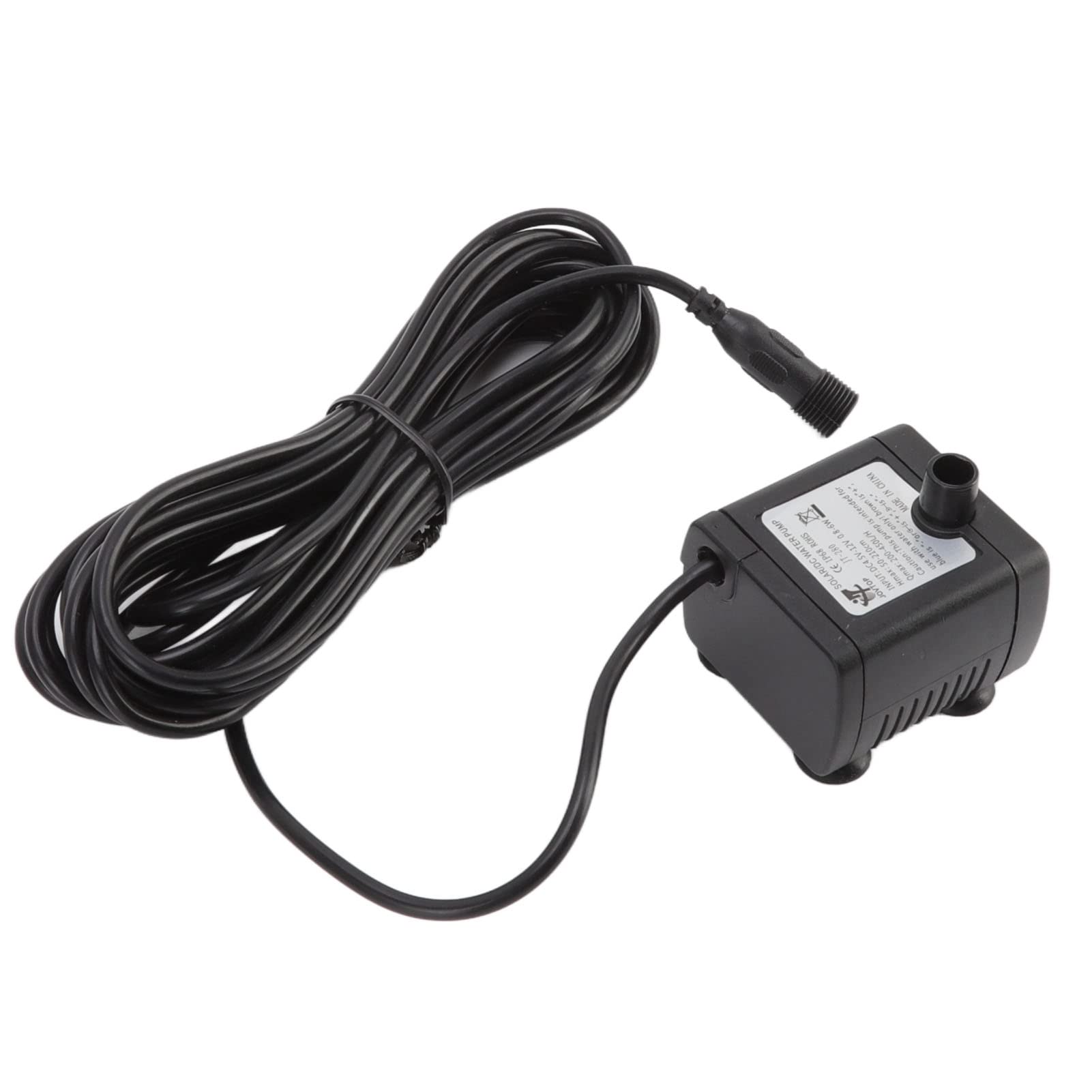 Bomba de fuente solar Ainoli 12 V 6 W ABS filtro antiobstrucción fácil limpieza bomba de agua alimentada por energía solar para decoraciones flotantes