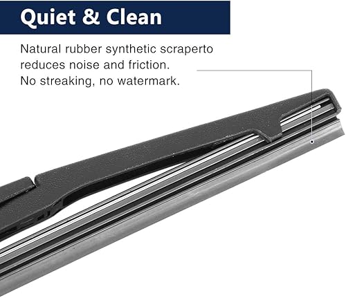 Miniatura 4 de X AUTOHAUX 13.976 in 14 "brazo de limpiaparabrisas trasero del coche para Hyundai Santa Fe 07-12