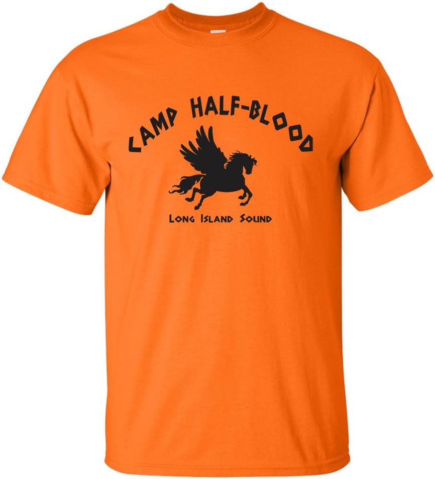 Camp Half Blood Cool Percy Jackson Halloween Costume Youth Shirt Medium Orange
