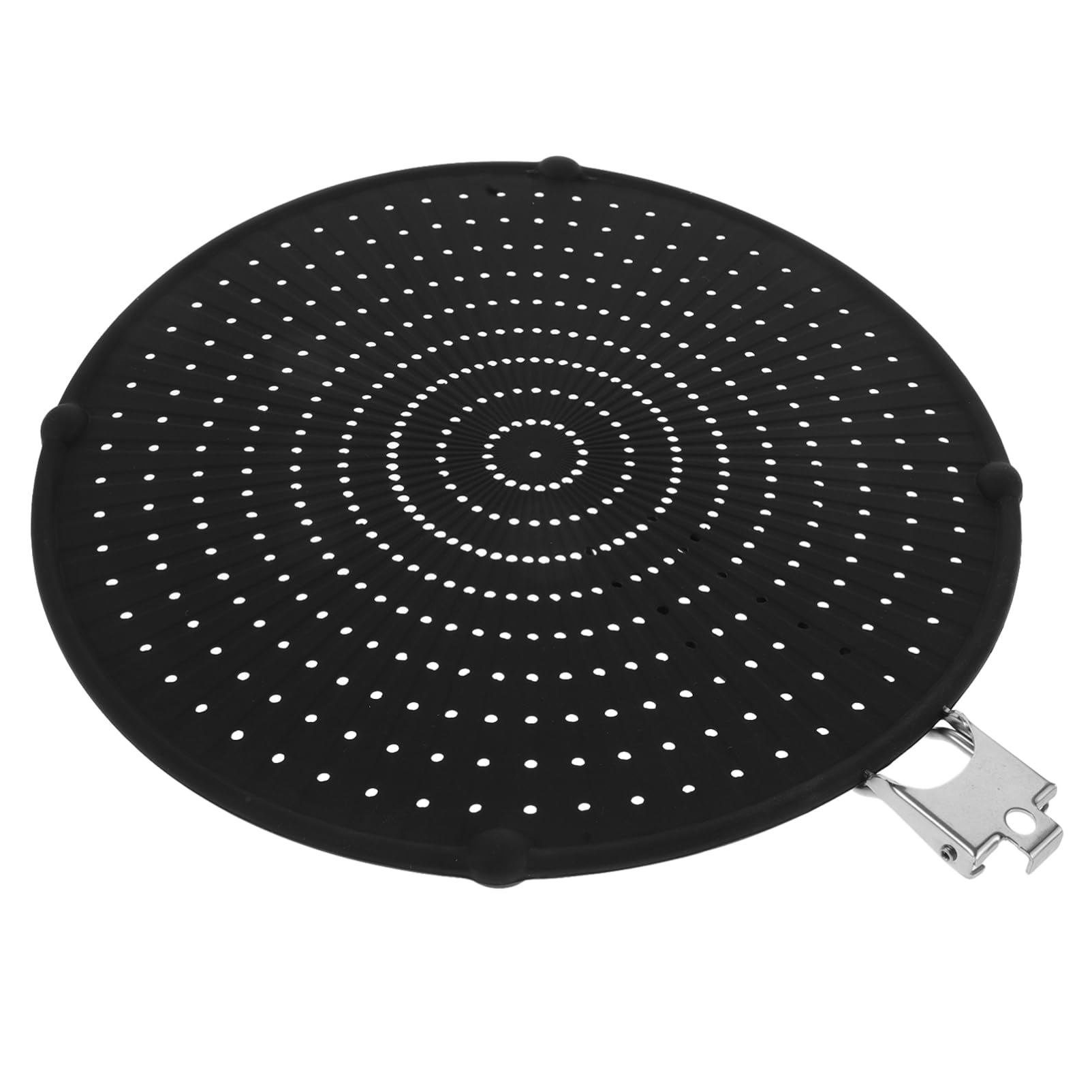 Zerodeko Coperchio Silicone Schermo Antispruzzo Acciaio Inossidabile Design Pieghevole per Protezione Caldo per Cucinare e Friggere