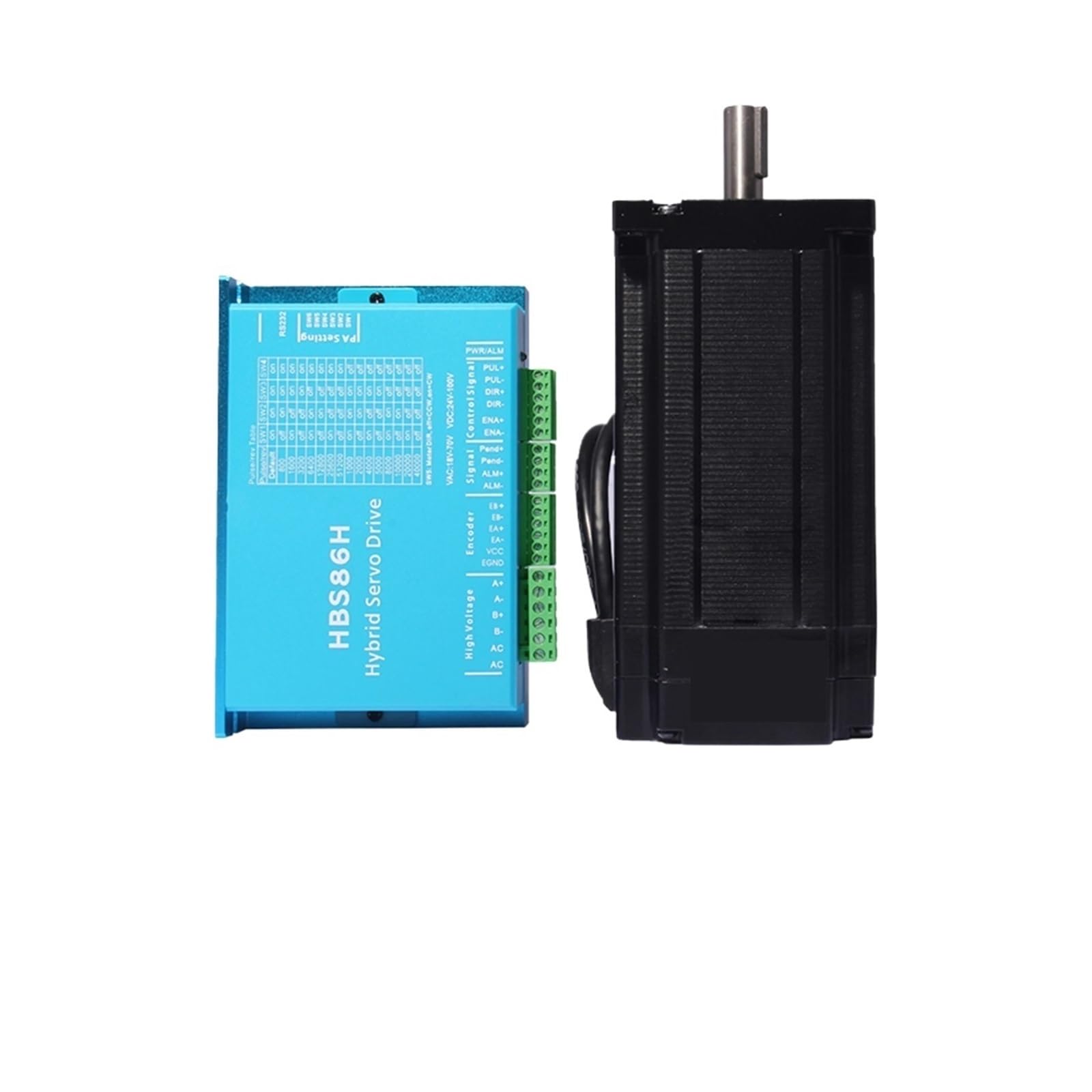 Moteur closed loop Nema 34 12NM évite les pertes de pas sur fraiseuse CNC