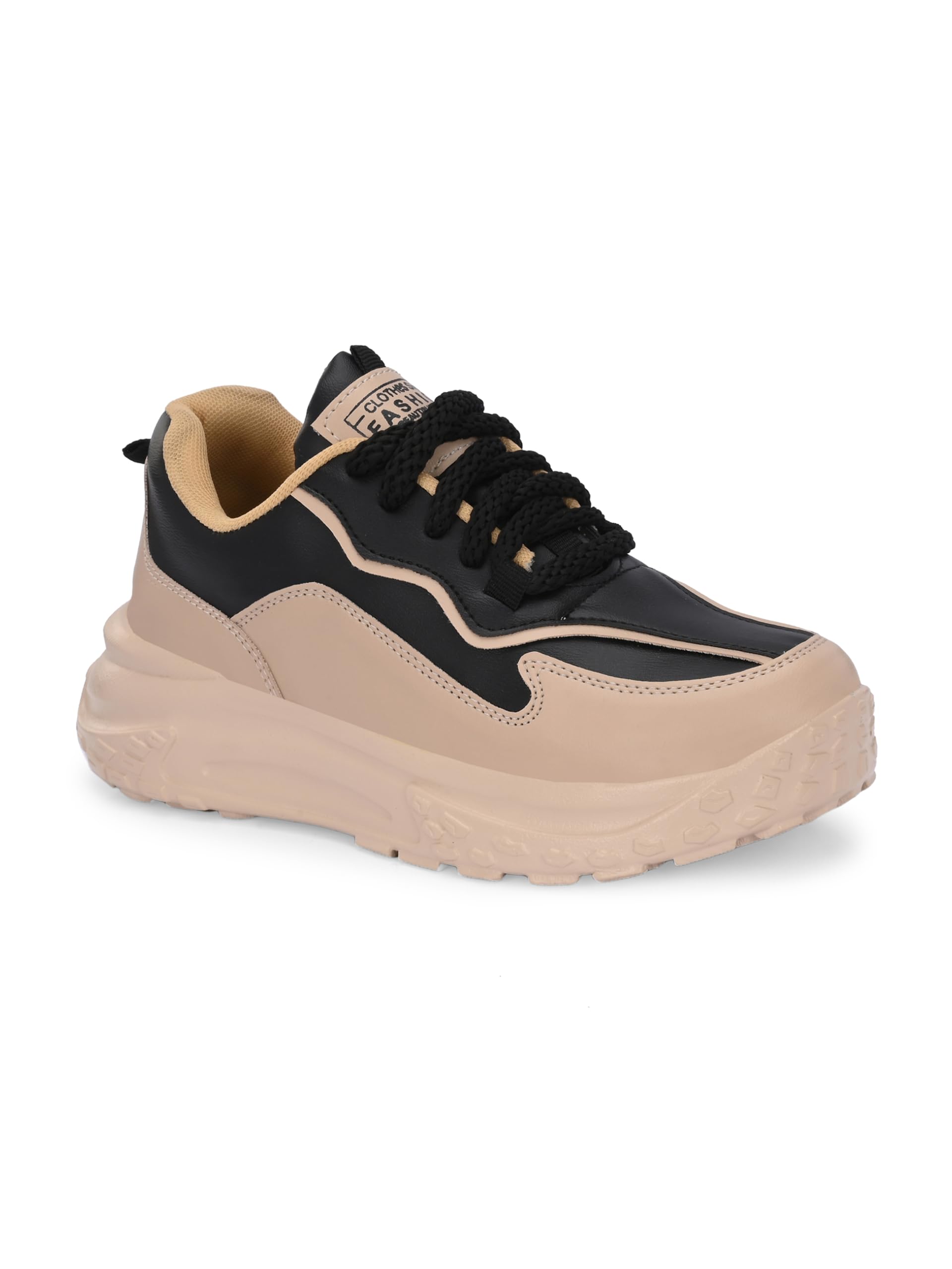 rising wolf Running Shoes for Women | Walking and Running Shoes with Breathable Mesh Upper | Lace-Up Sports Shoes for Women | Thick Cushioned Outsole for Extra Comfort-picture-44