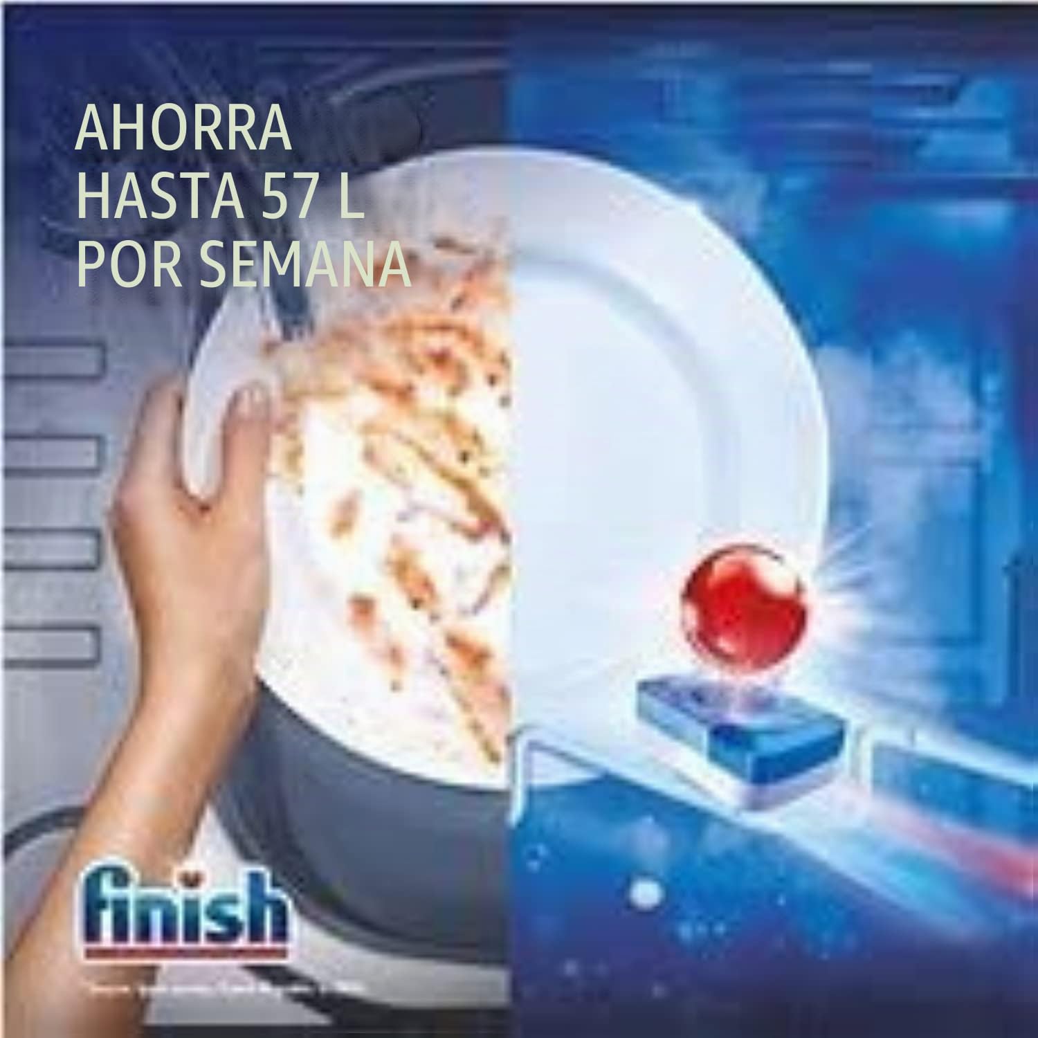 Finish Megapack - Pastillas para lavavajillas (80 pastillas, 1280 g)