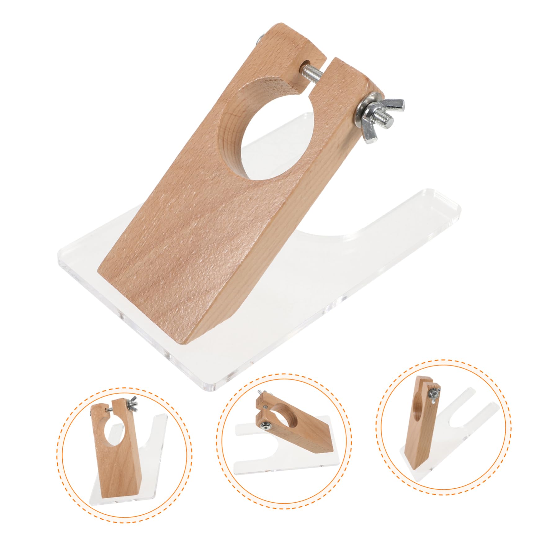 Soporte de Esquila para Recortadora de Alfombras de Madera y Plástico, Herramienta Práctica Superficie Lisa para DIY y Limpieza en Hotel