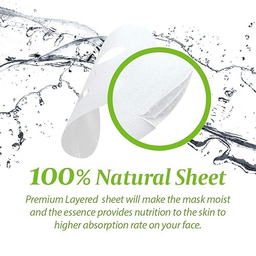 Miniatura 4 de GLAM UP Mascarilla refrescante de menta (10 hojas) - Calmante, apriete de poros