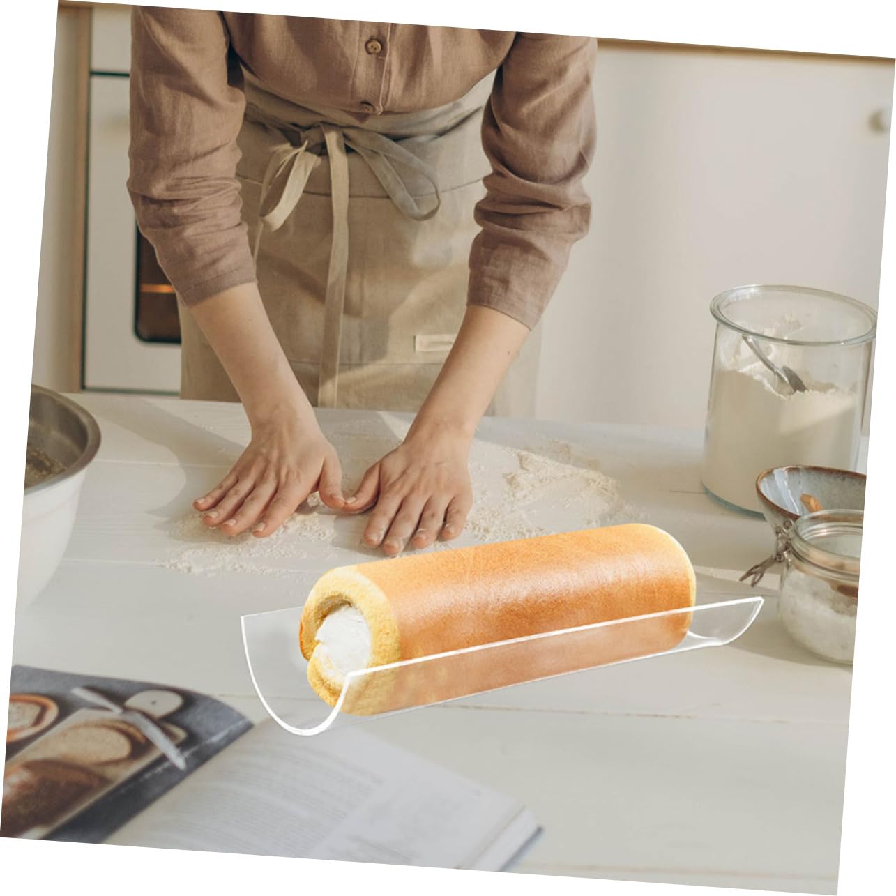 ULTECHNOVO 3 Series Pastel Acrílico U Shape Para Roll De Herramienta Para Hornear Para Principiantes Y Cocina 2 Piezas X 3