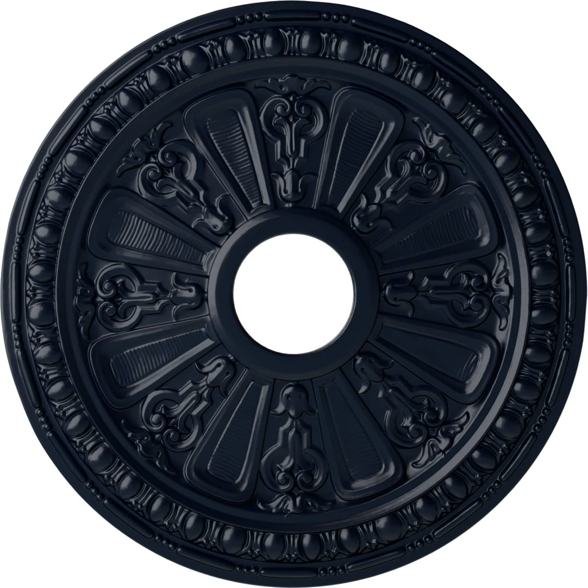 Ekena Millwork CM18RAMDF Raymond Ceiling Medallion, Midnight Dream
