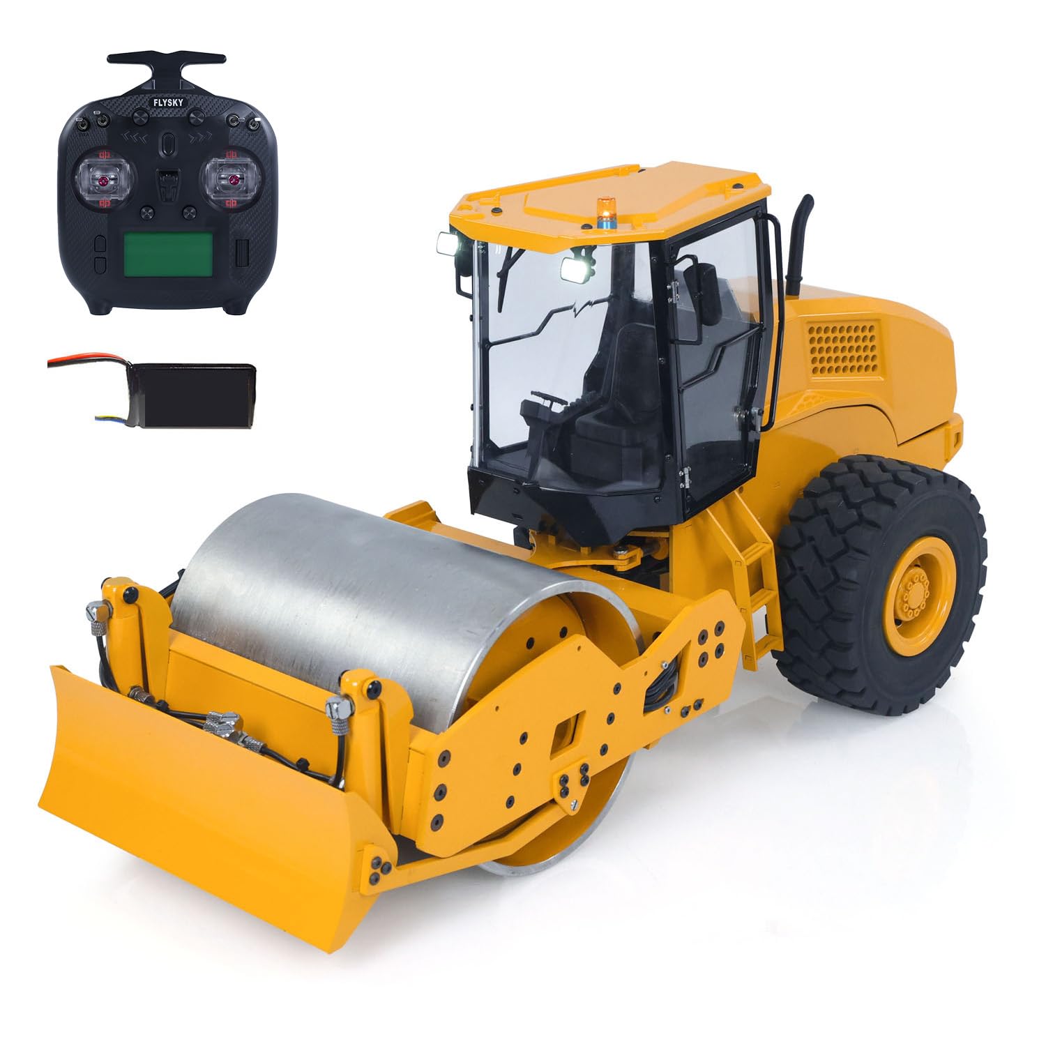 TOUCAN RC HOBBY 1 12 CS11 Metal Hydraulic RC Road Roller Remote Control Car Model Ready to Run