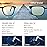 Henotin 3-Pack Blue Light Blocking Reading Glasses,Spring Hinge Computer Readers for Men Women,Anti UV Ray Filter Eyeglasses (3 Mixed Color, 4.0)