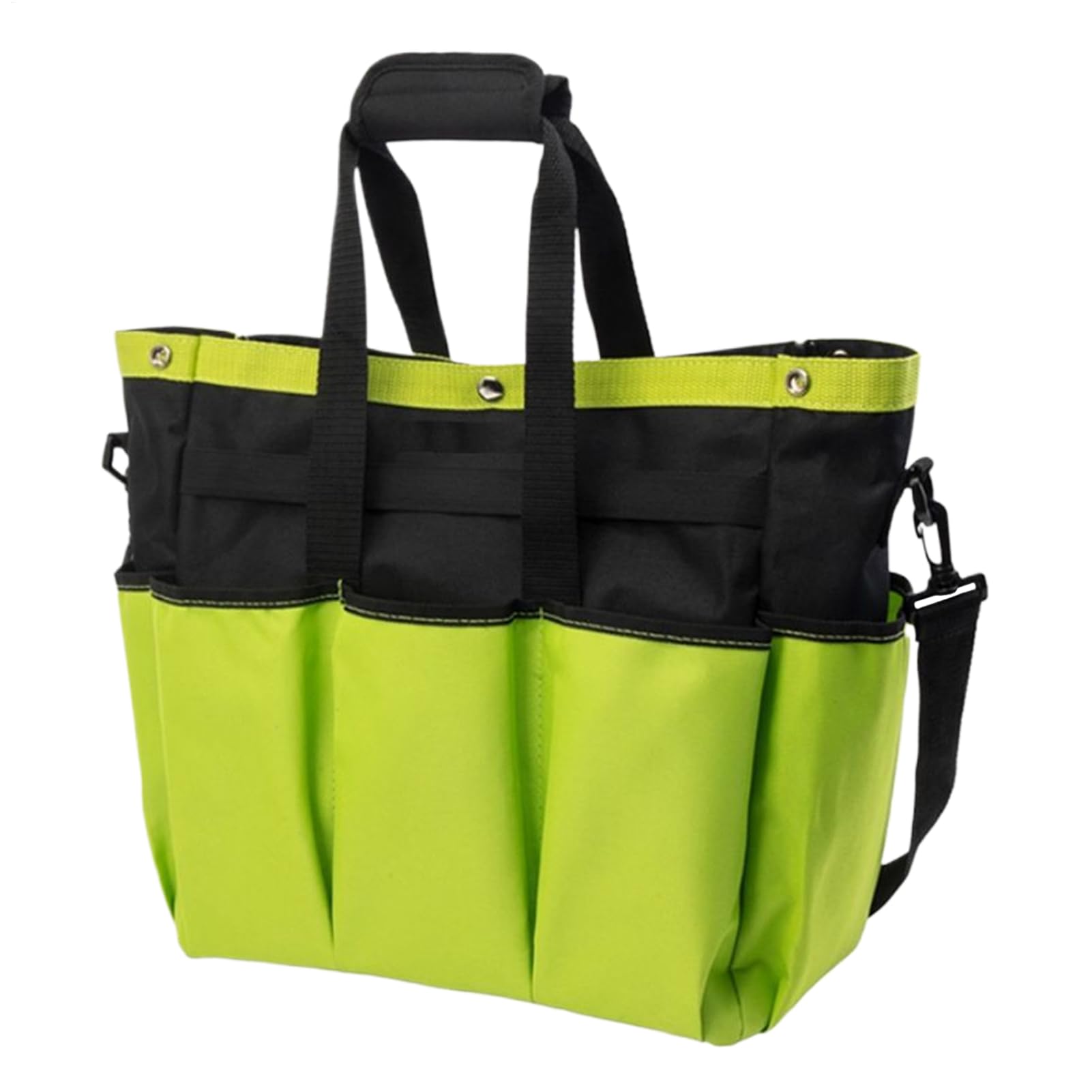 Sac à outils de jardin robuste et grand organiseur debout multi-poches