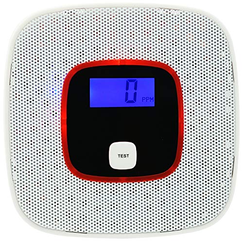 Kohlenmonoxid Warnmelder, CO Melder. Deutscher Sprachassistent. Intelligent mit LCD Anzeige und Sprachwarnung.