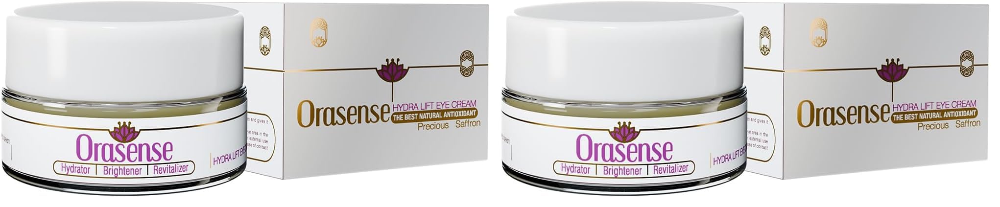 Saffron Glow Eye Cream 20 ml Krem (2 paketi)