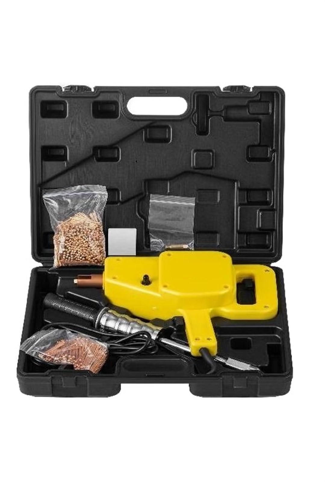 Stud Welder Tool Kit 800VA Spot Welder Dent Puller Sets 1600A Handheld Car Body Repair Machine for Auto Body Repairing