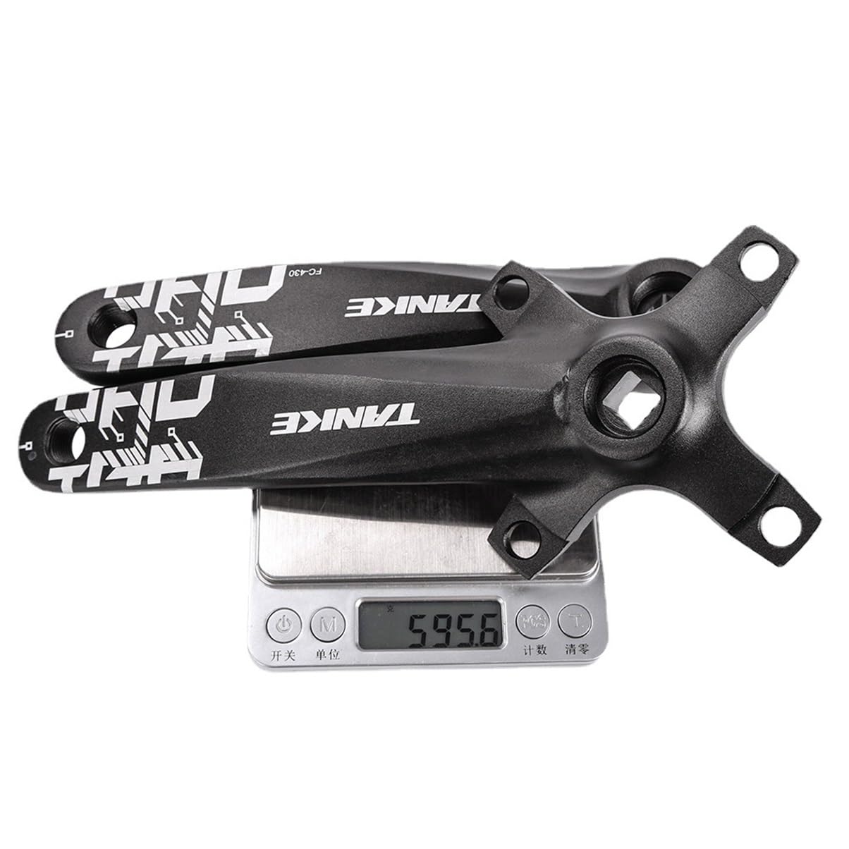 Platos y bielas Juego de bielas cónicas cuadradas de 170 mm 104 BCD Plato de Dientes Anchos y Estrechos para Bicicleta de montaña 30T 32T 34T 36T 40T 42T 44T 46T 48T Plato Redondo de una Sola veloci