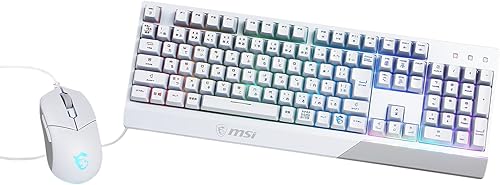 MSI Vigor GK30 COMBO WHITE JP Gaming Keyboard Mouse Set KB576