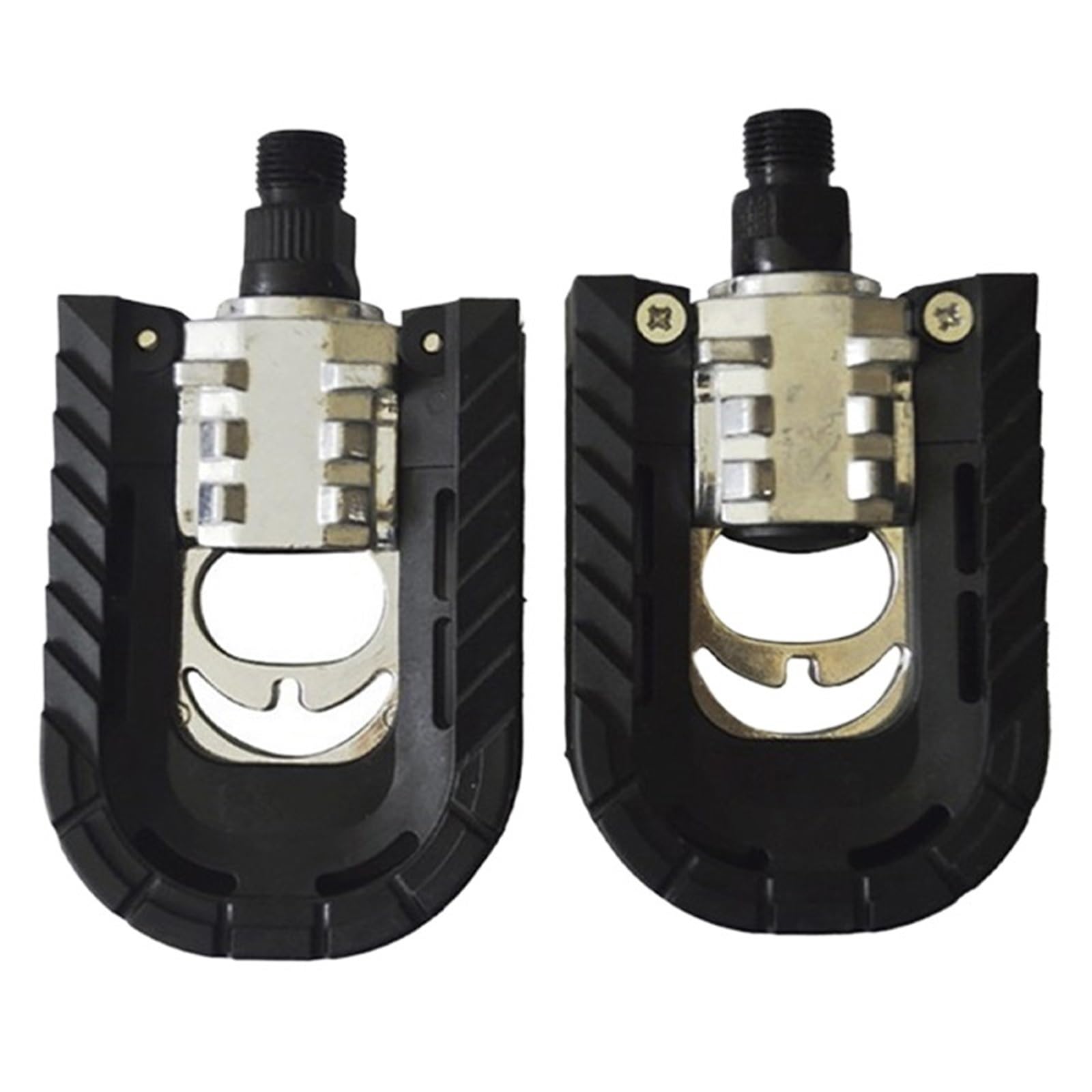 SparklWLeaf 1Pair Mountain Bike Pedals Aluminum Alloy Folding Pedal Bicycle Pedal Labor-saving With Safety Reflective Sheet Bicycle Parts for bicycle