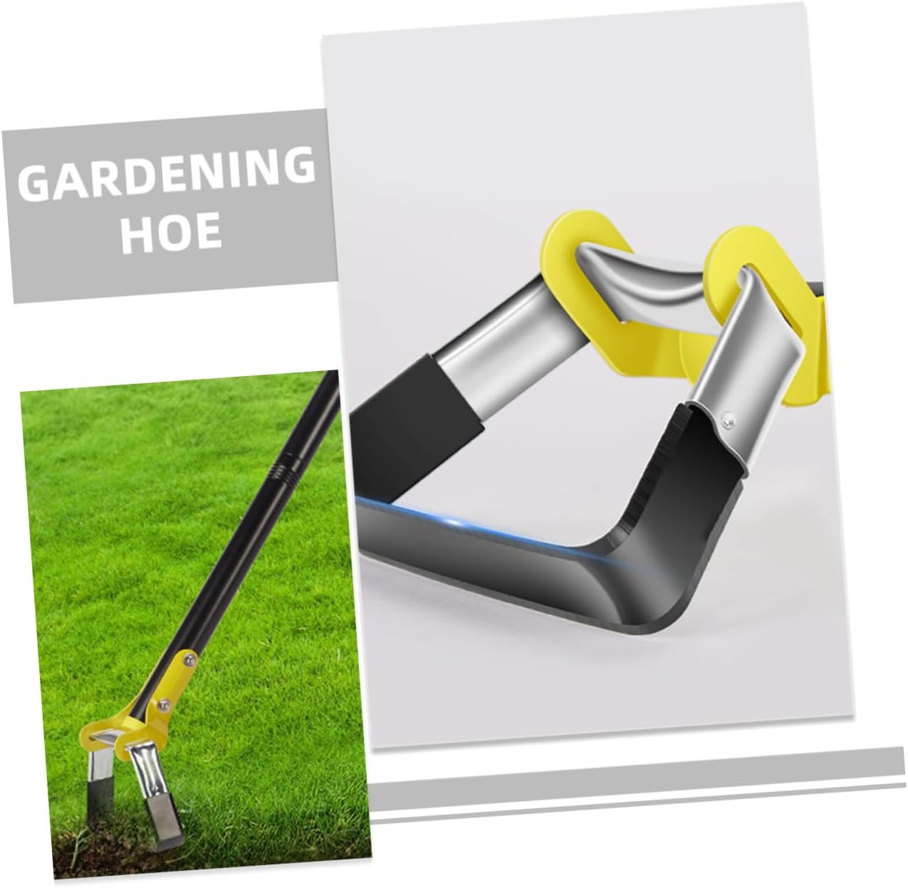 Small Gardening Hoe Manganese Hand Tool for Weeding and Soil Loosening Lightweight and Portable Garden Hand Hoe for Tasks