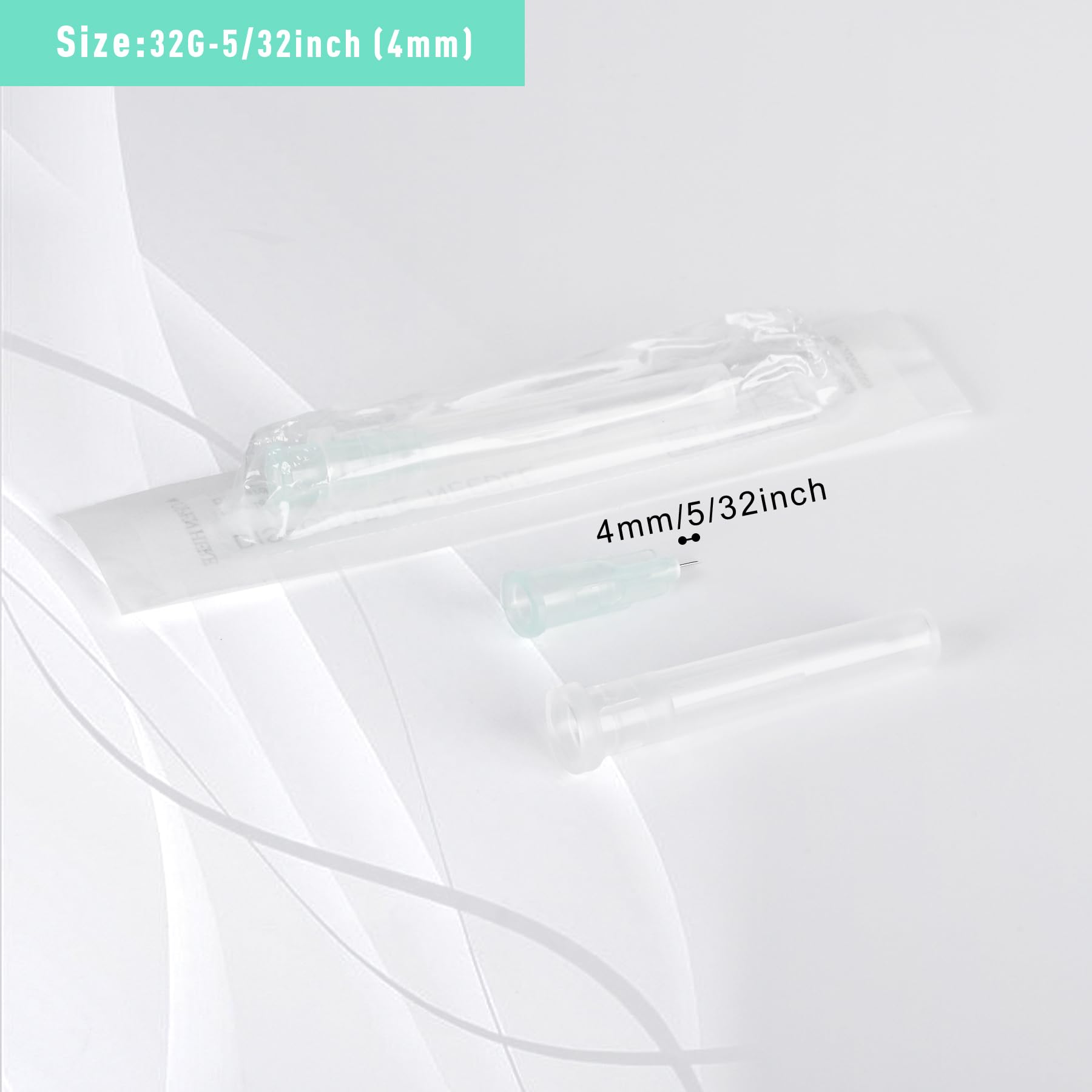 32Gauge 5/32 Inch Needle, Disposable Luer Lock Accessories, 100pack — Amazon image 2