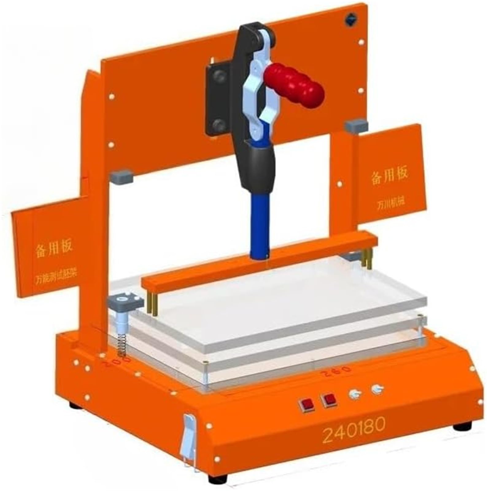 Universal PCB Test Frame | For Electronics Manufacturing Testing, Circuit Board Test Rack with Acrylic Plates