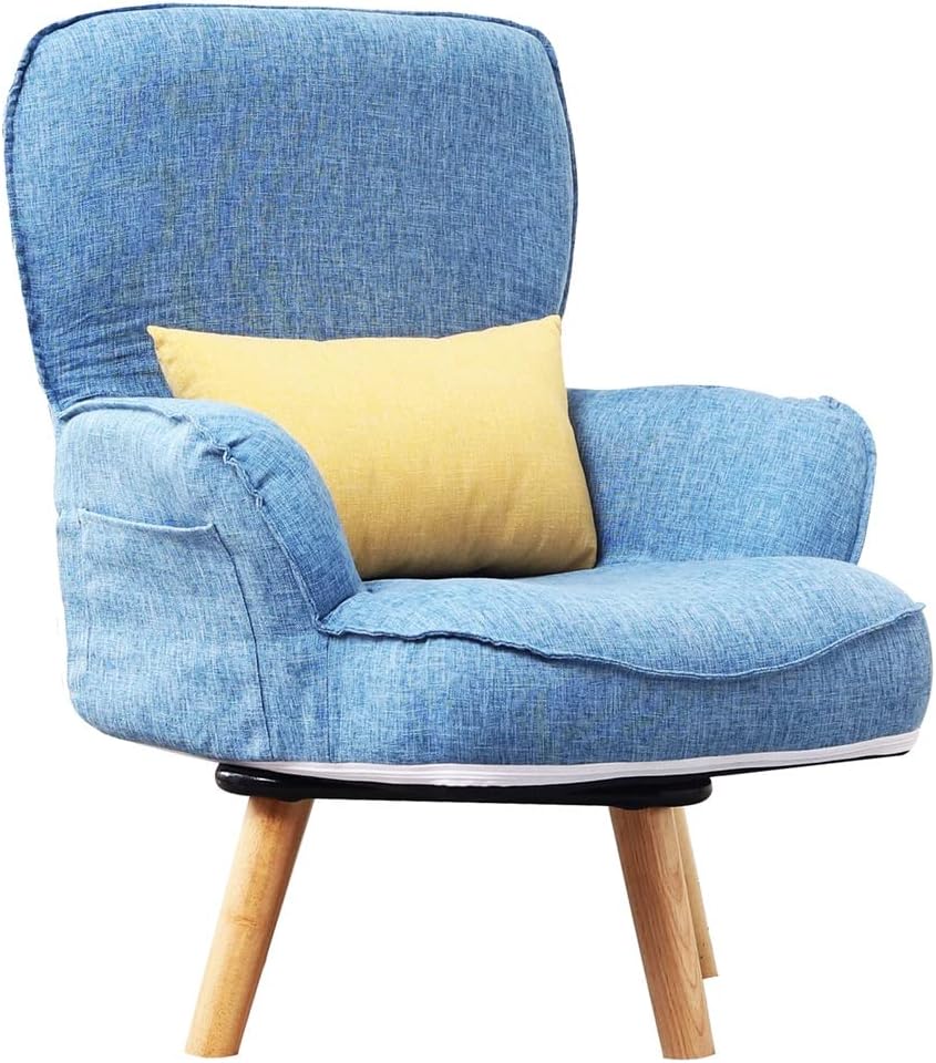 Revolving Sofa Desk Chair Office Computer Chair Mid-Back Task Chair Adjustable Swivel Home Study Chair