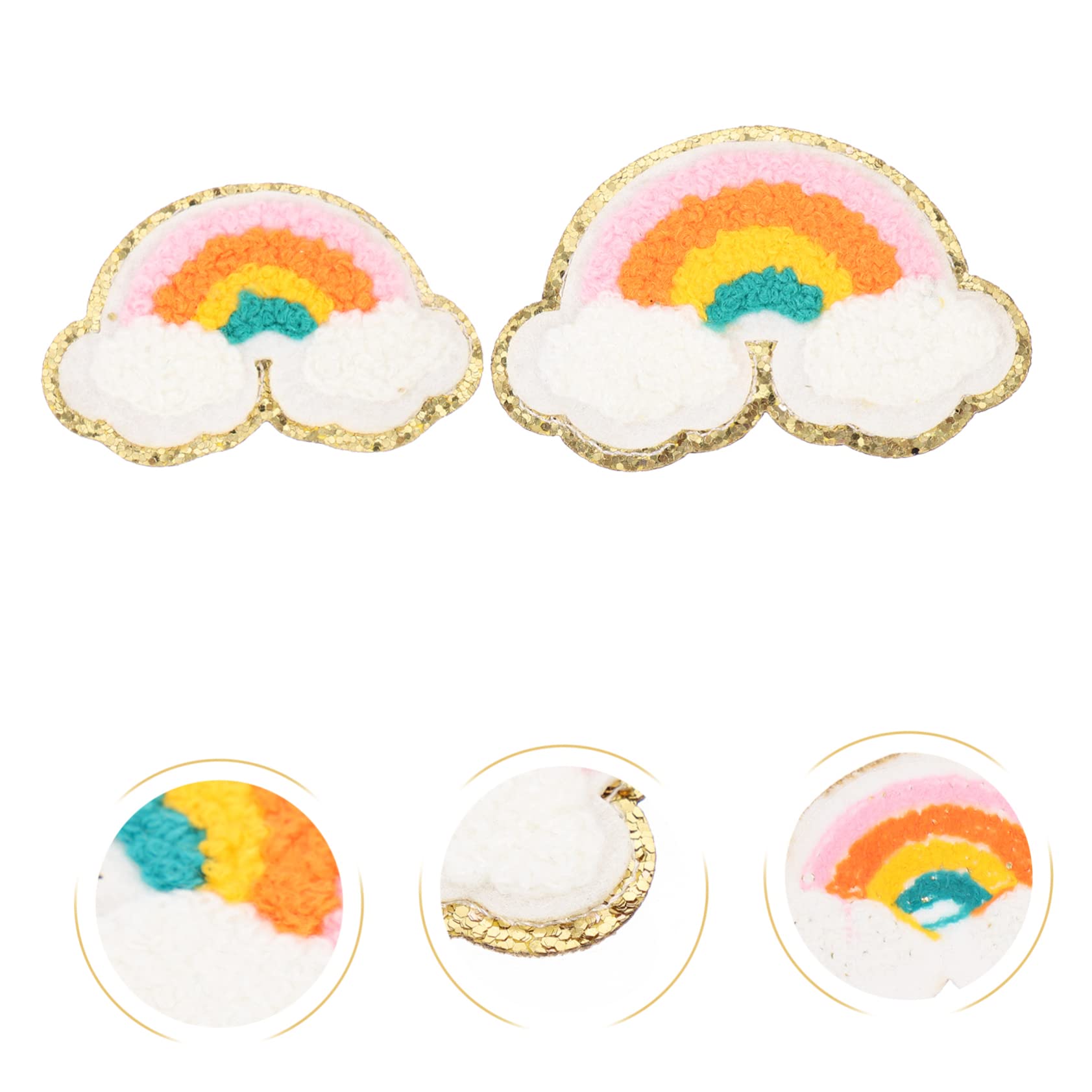 OSALADI 5 Set Toppe Decorative Per Abbigliamento Patches Termoadesive Per Riparazioni E Decorazioni Vestiti Jeans Borse E Accessori Fai Da Te 8 Pezzi*5