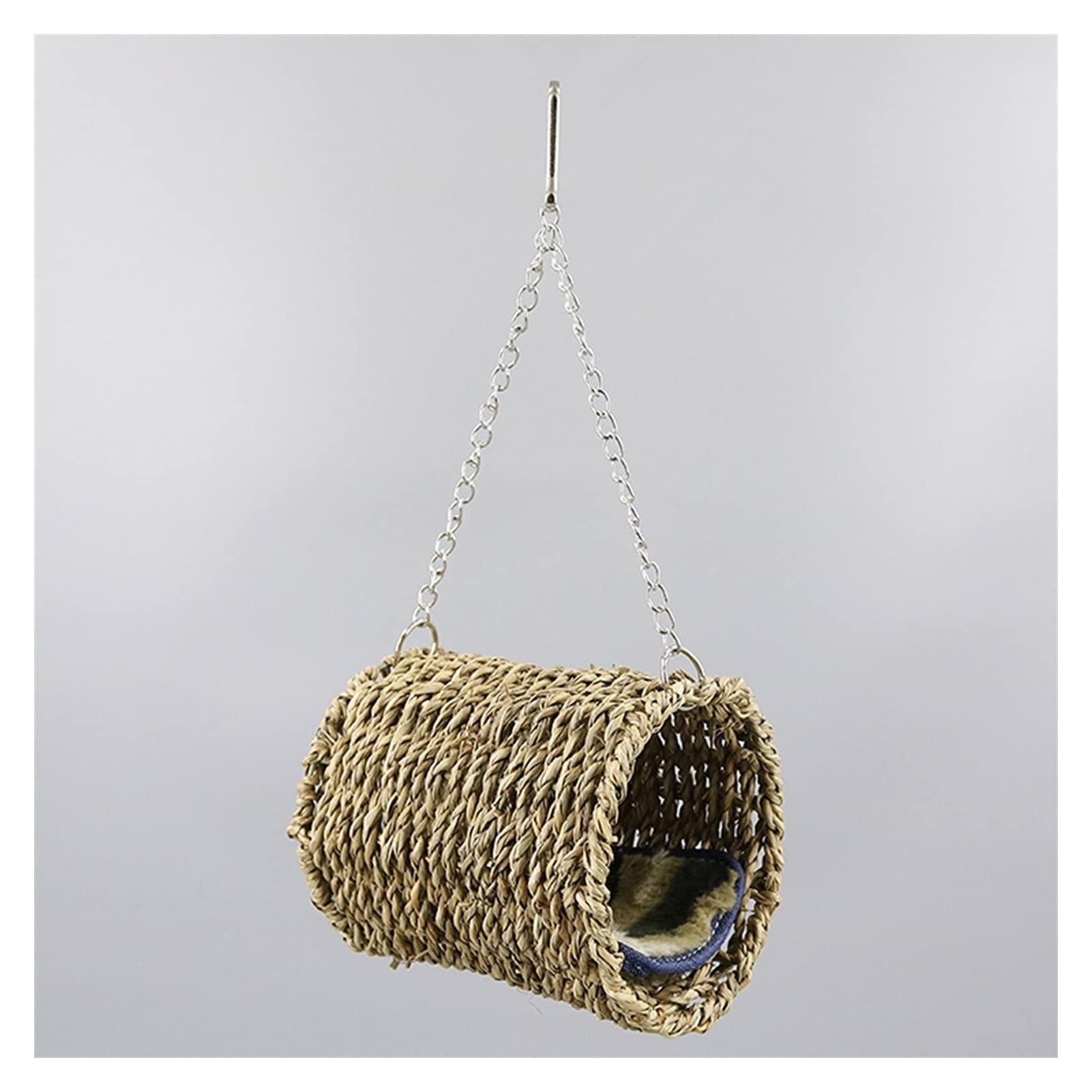 Jaula de Vuelo de Pájaros Jaula de pájaros tejido a mano a pájaro cómodo hábitat de aves de aves jaula portátil pájaro pájaro pequeño mascota bolsa de mascotas suministros de viaje al aire libre Jaula
