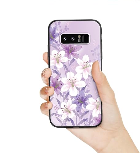 Miniatura 4 de Funda de teléfono para Galaxy Note 8 con correa de cordón, Samsung Note 8 Funda para niñas y mujeres, bonita funda protectora delgada a prueba