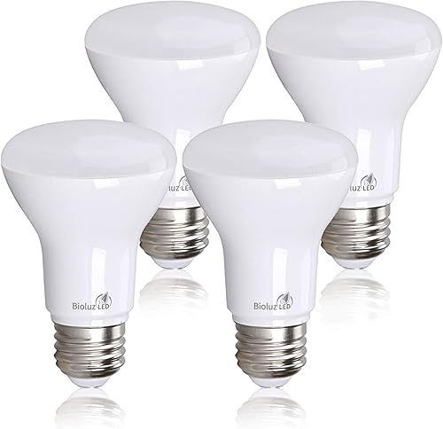 Miniatura 7 de Bioluz LED Paquete de 8 bombillas LED BR20 de 2700 K, blanco cálido, 6 W  reemplazo de 50 W, 90 CRI 540 lúmenes, para interiores y exteriores,