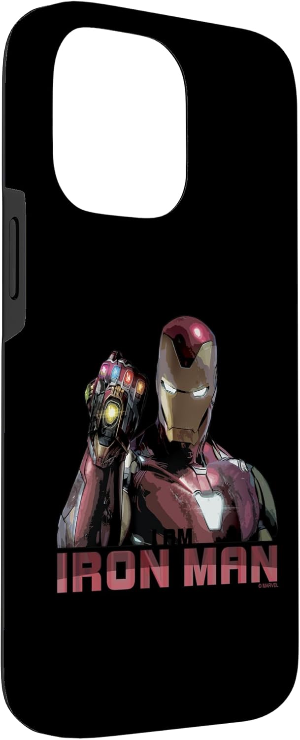 Marvel Avengers Iron Man Infinity Gauntlet Portrait Case for iPhone 14 Pro Max
