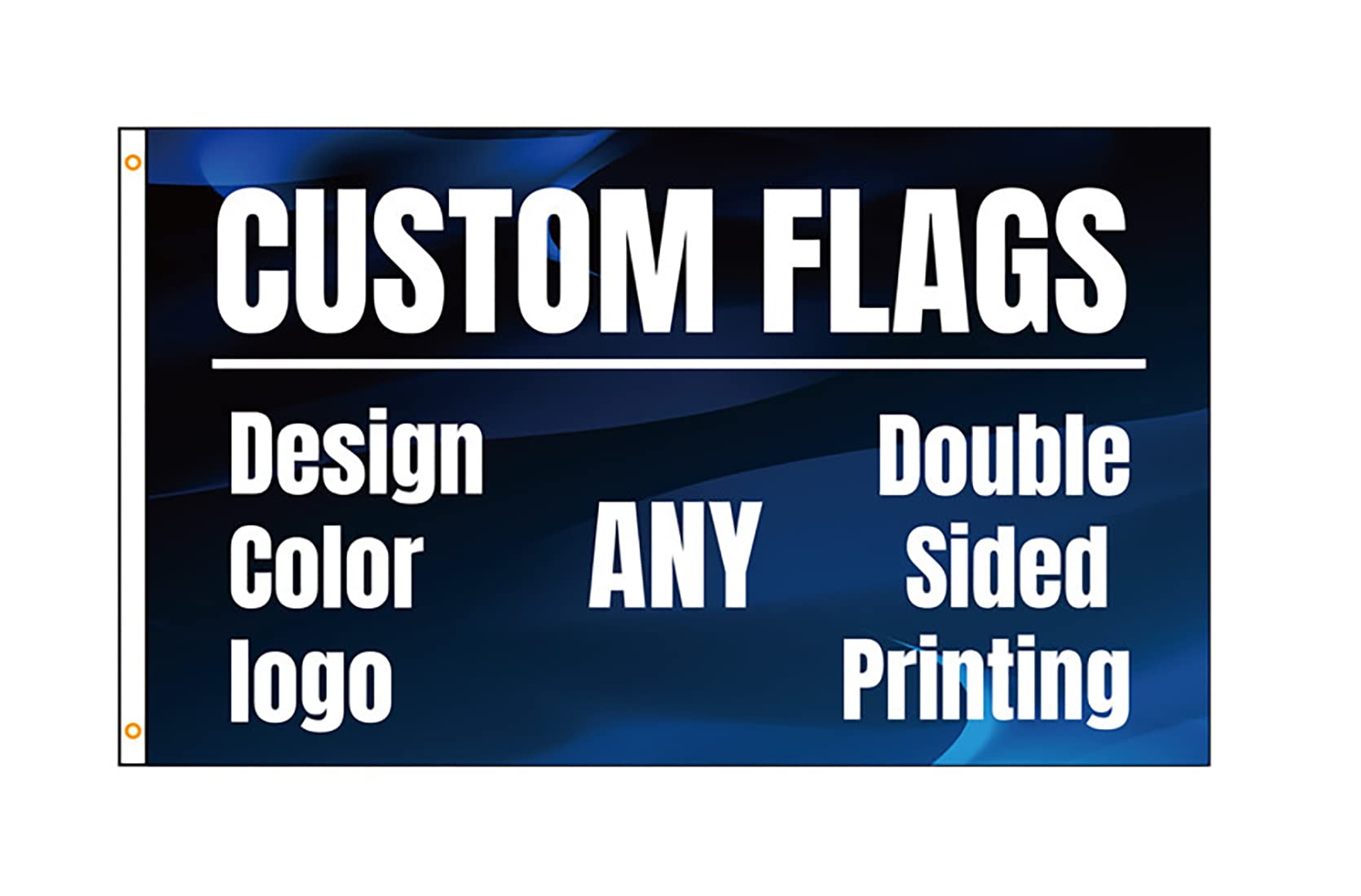 Banner Personalizzato 2×3 Piedi – Stampa Nitida, Poliestere – Spedizione USA