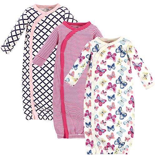 Image of Touched by Nature Unisex Baby Organic Cotton Kimono Gowns