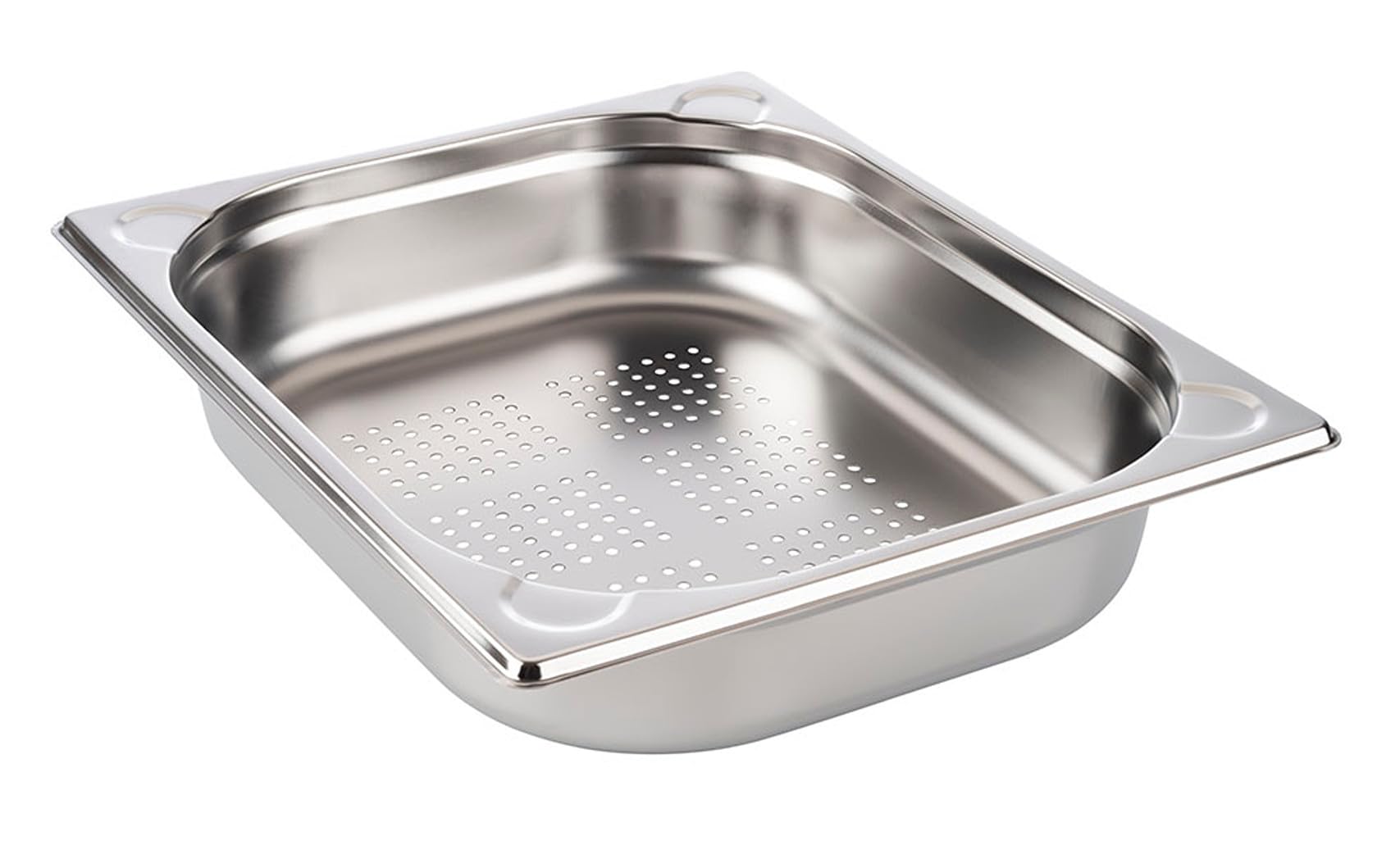 APS 81901 GN 1/2 Behälter perforiert, rostfreier Gastronormbehälter Edelstahl, Abmessungen 265 x 325 mm/Höhe 65 mm