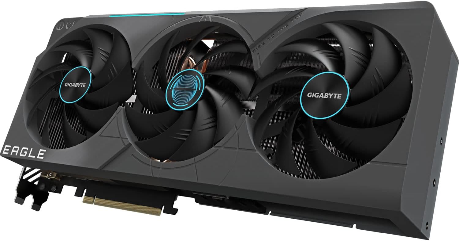 GIGABYTE GeForce RTX 4080 EAGLE OC 16GB Scheda grafica - 16GB DDR6X, 192bit, PCI-E 4.0, Core 2520Mhz, RGB, DP 1.4, HDMI 2.1a, NVIDIA DLSS 3, GV-N4080EAGLE OC-16GD