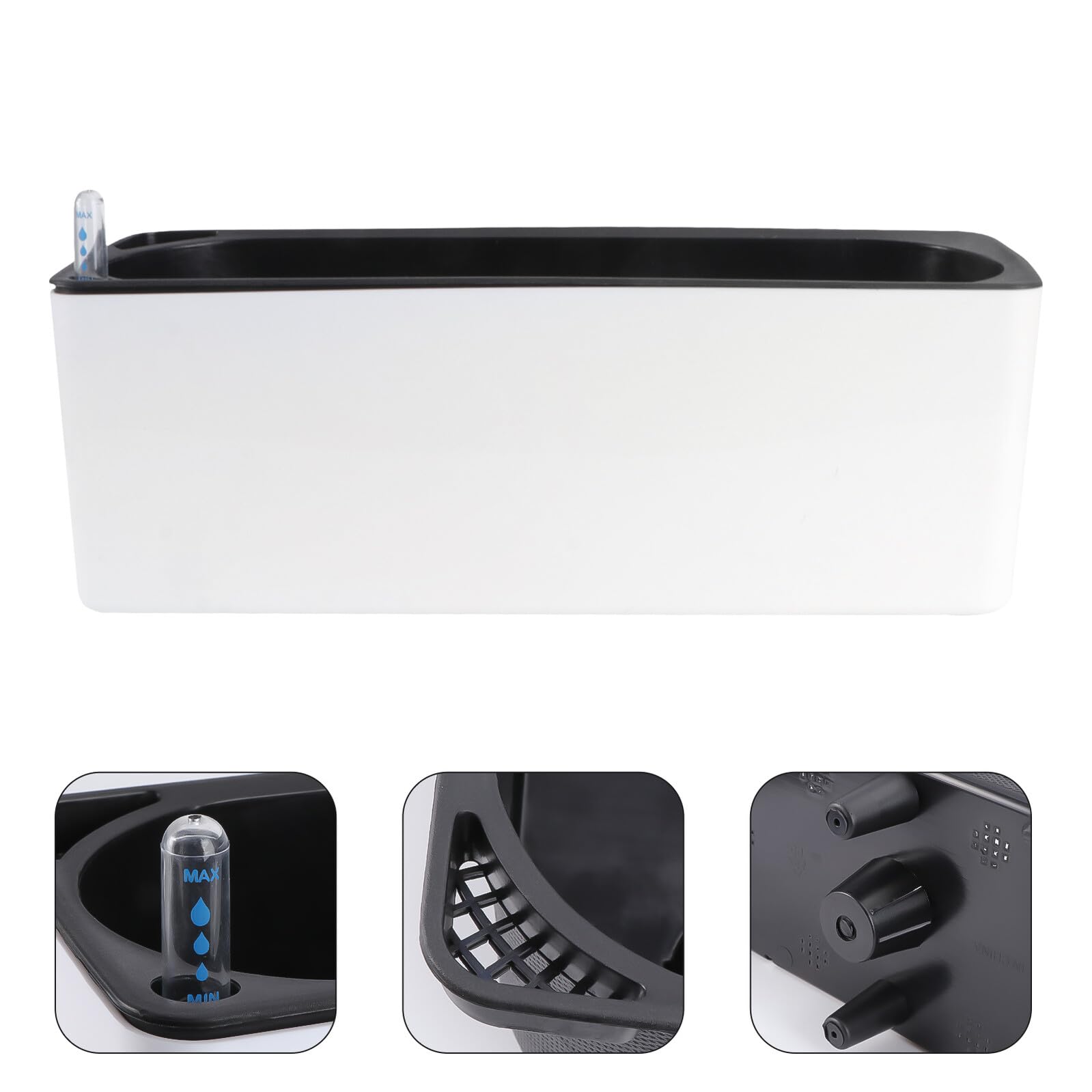 VICASKY Vasi Automatici per Piante Corda Regolabile, Set da 2 Pezzi, Plastica Resistente, per Giardino Domestico e Ufficio, Irrigazione Automatica per Fiori