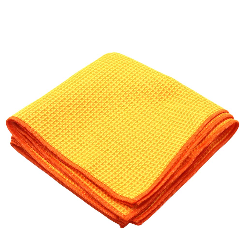 Microfiber Cleaning Towels for Cars 40x30cm Lint-Free Non-Fading Honeycomb Cloth Microfiber Car Dish Cleaning Towel Random Color