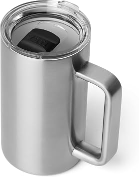 YETI Rambler 24 oz Ceramic Lined Stackable Mug, Stainless
