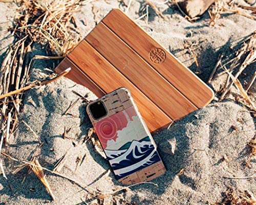 Reveal Cork Wood Cases Compatible With Iphone 11/11 Pro/11 Pro Max - Natural Eco-Friendly Designs Shop (Japanese Ocean, 11 Pro) #TOP4