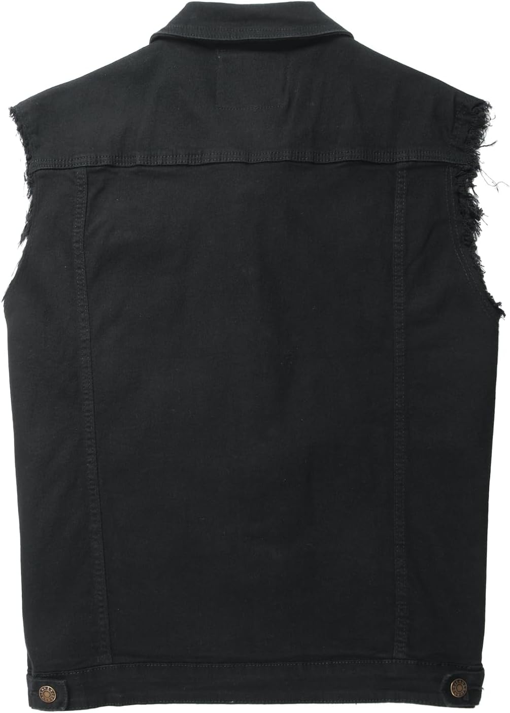 Men's Denim Vest,Sleeveless Jean Jacket Ripped Stretchy Distressed Battle Vest for Men Sleeve Less Outerwear - Image 2