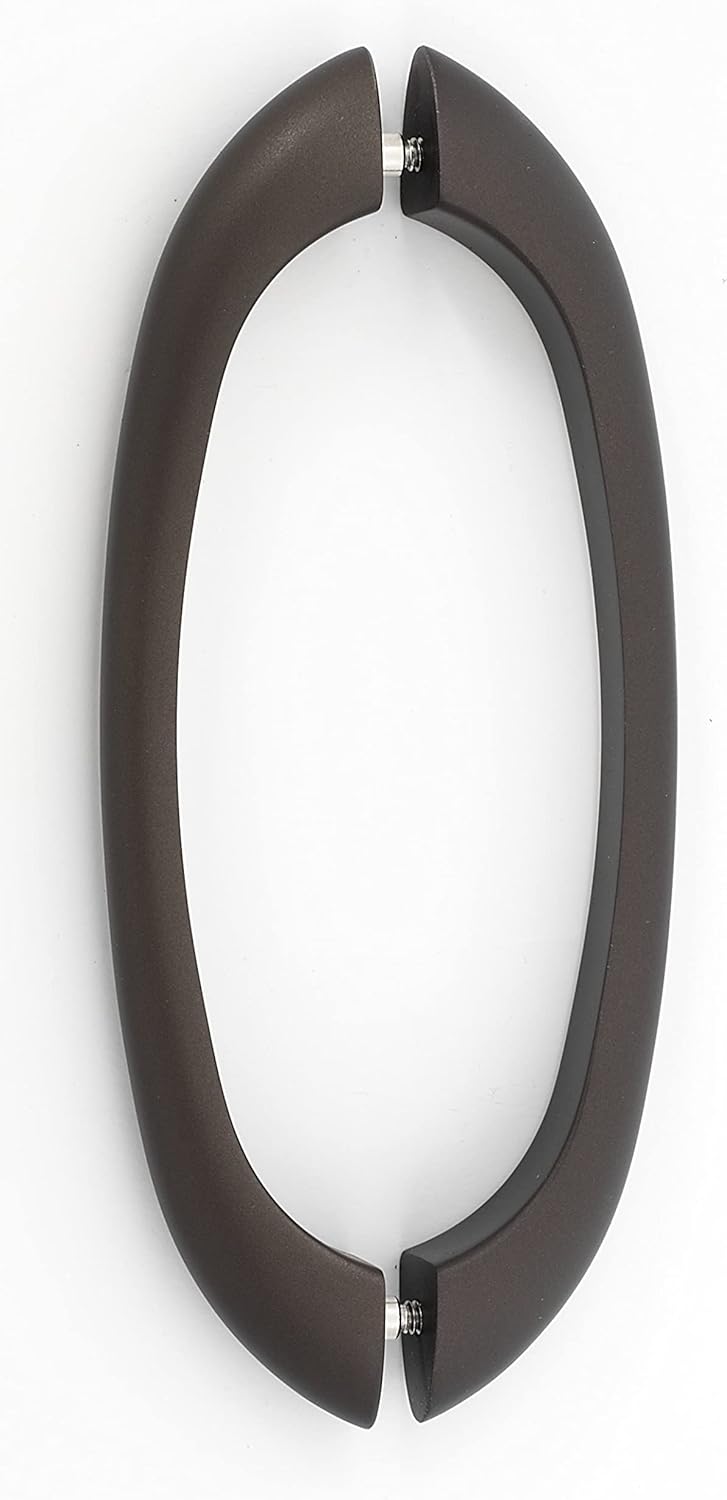 Alno G855-8-PB/NL Alno G855-8 C855 Luxury Contemporary 8" Center to Center Back to Back Door Pulls - Shower Door Handles