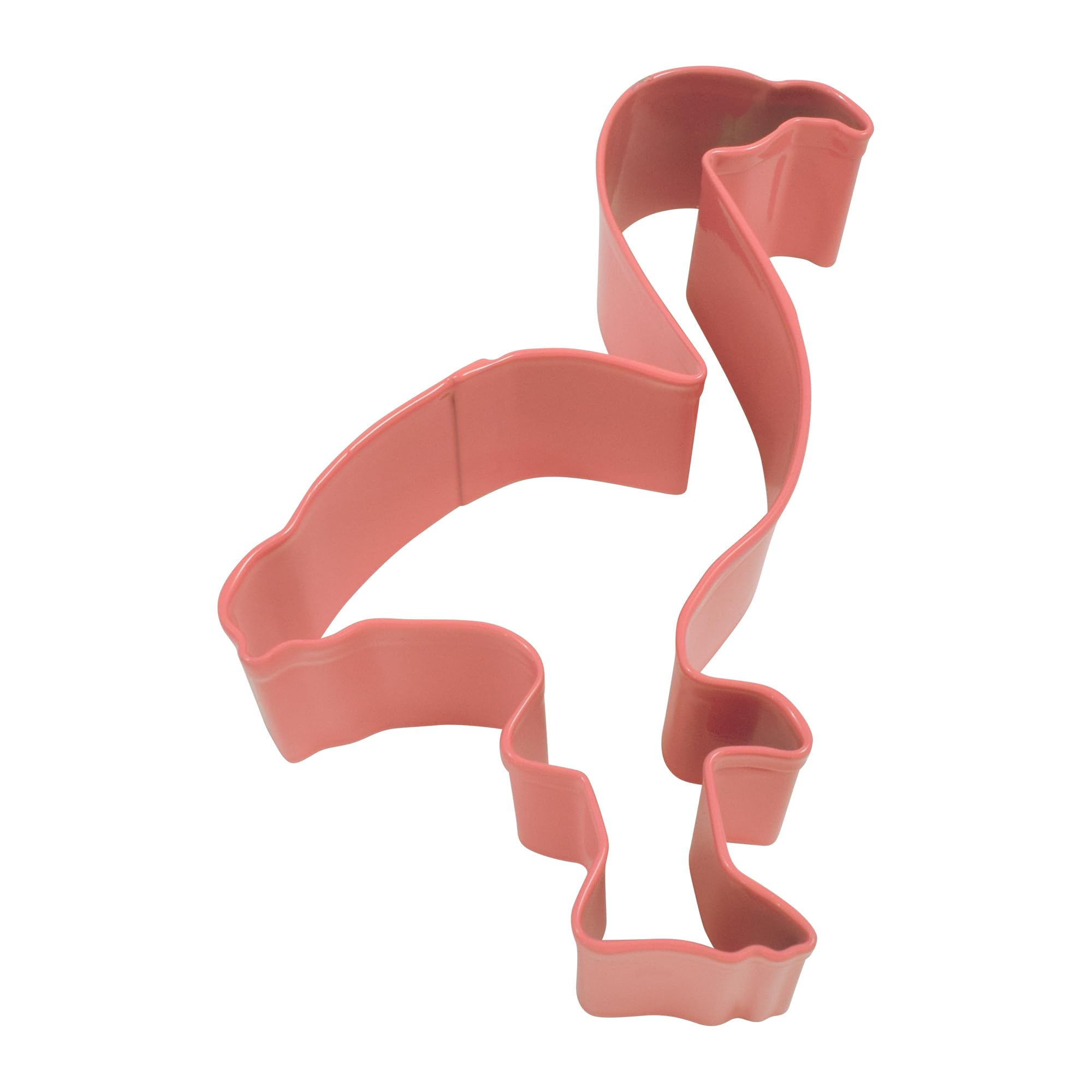 R&M Flamingo Cookie Cutter, 4-Inch, Pink with Brightly Colored, Durable, Baked-on Polyresin Finish