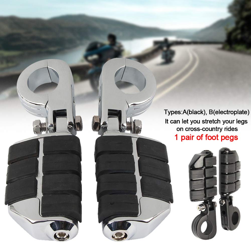 Supporto pieghevole per pedane autostradali, 32 mm/38 mm per moto