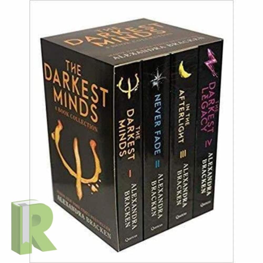 La serie The Darkest Minds di Alexandra Bracken, raccolta di 4 libri (The Darkest Minds, Never Fade, In The Afterlight e The Darkest Legacy)