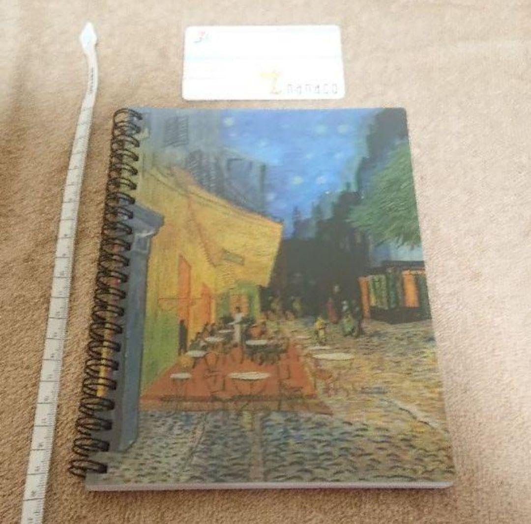 Amazon.co.jp: 美術展グッズゴッホ3D《夜のカフェテラス》表紙ノート