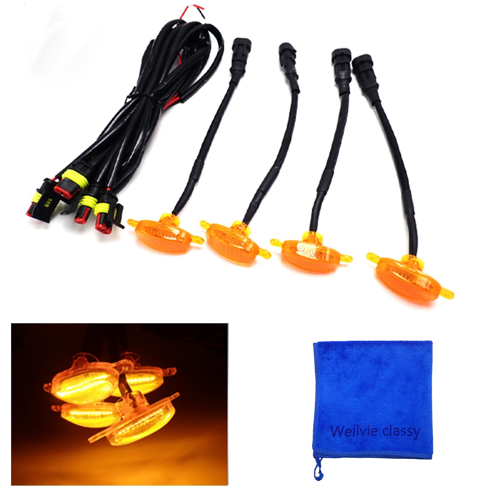 Amazon | LED グリルマーカー ジムニー プラド RAV4 デリカ D5 汎用 Amazon | LED グリルマーカー ジムニー プラド RAV4 デリカ D5 汎用