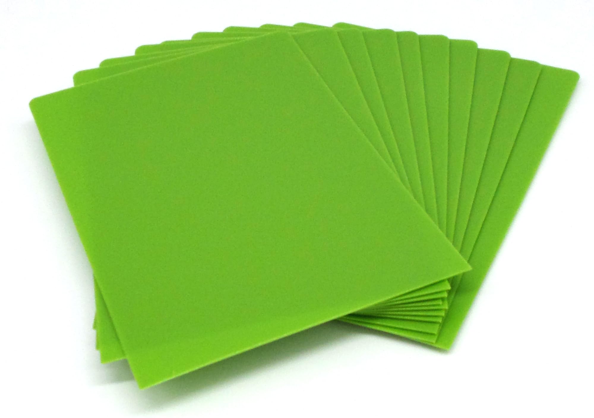 10 Docsmagic.de Trading Card Deck Divider Light Green 68 x 97 mm