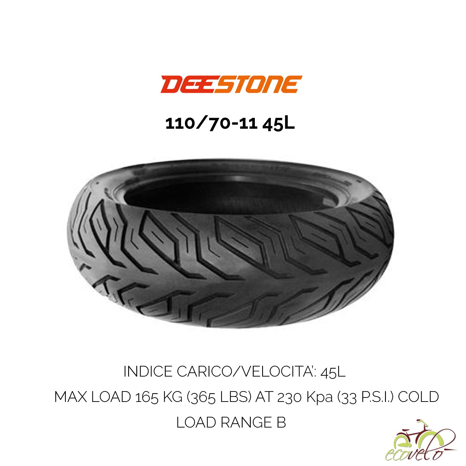 Opona Deestone 110/70-11 45L Przednia do Piaggio Vespa LX 50 125 150