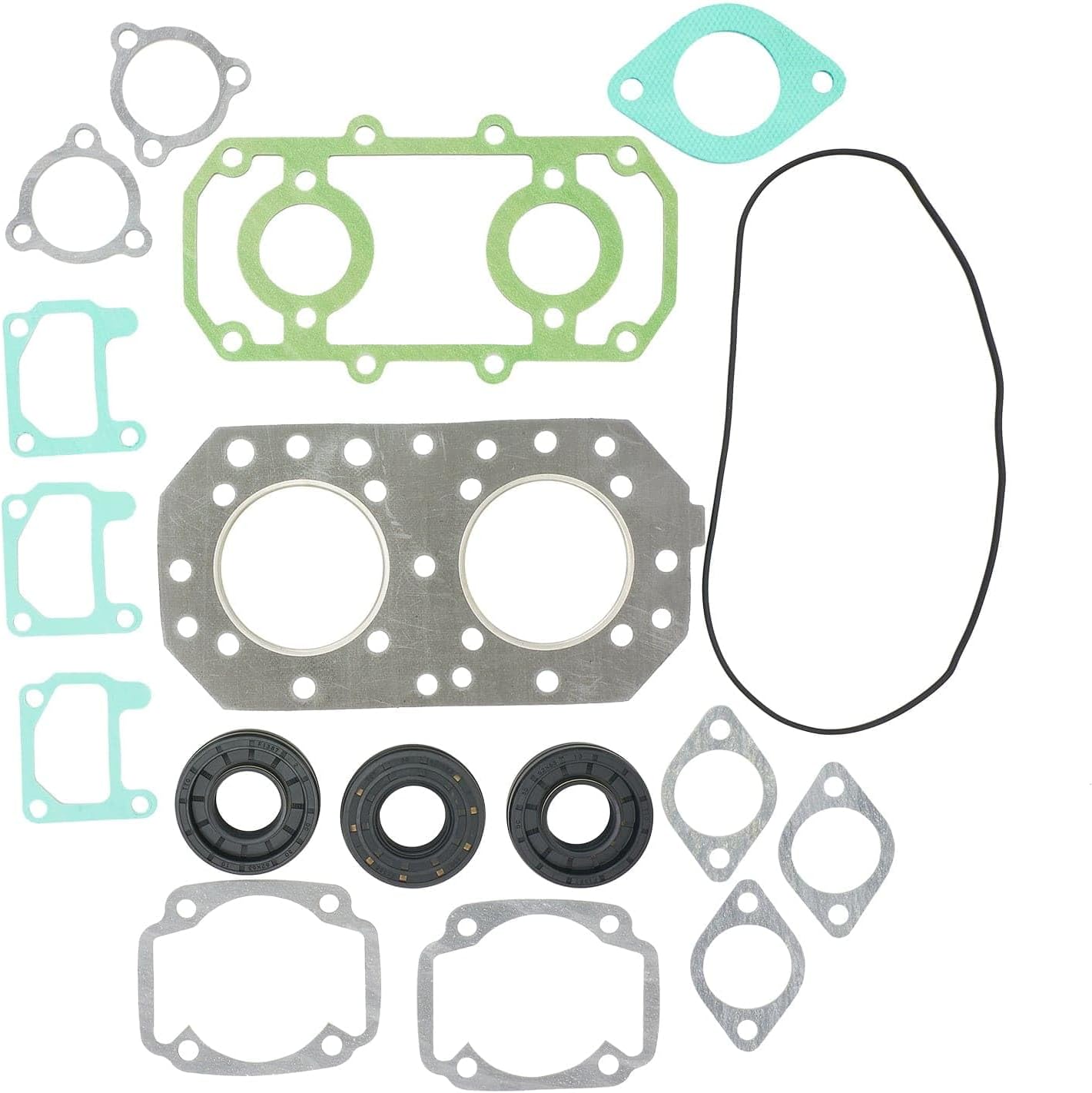 SBT Complete Gasket Kit compatible with 11004-3019, 11009-3054 Kawasaki JS440