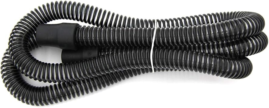 Standard CPAP Hose Black CPAP Tubing 6 Foot Long 22mm End with 19mm Diameter