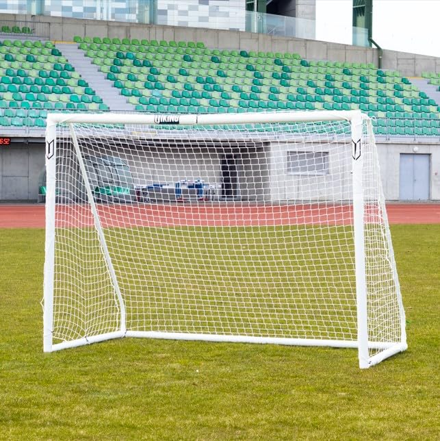 Bramka do piłki nożnej 2,4 x 1,8 m – zewnętrzna klatka piłkarska z wytrzymałą siatką – łatwy montaż – idealny dla dzieci, trening i wypoczynek